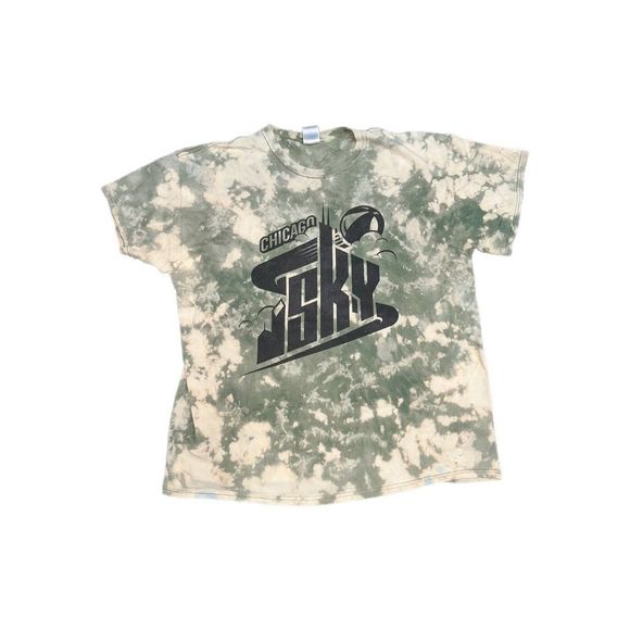 WNBA Chicago Sky Military Night Bleached Tee - Picture 1 of 3